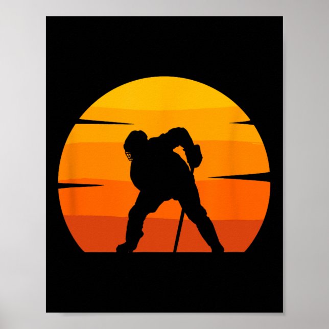Affiche Joueur de hockey sur glace Cadeau 10 (Devant)