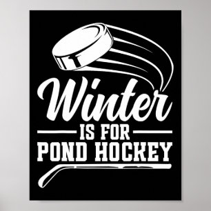 Affiche Joueur de hockey sur glace drôle