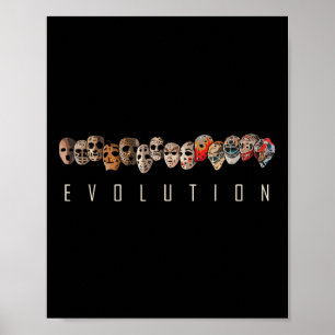 Affiche Joueur de hockey sur glace Patrimoine Évolution du