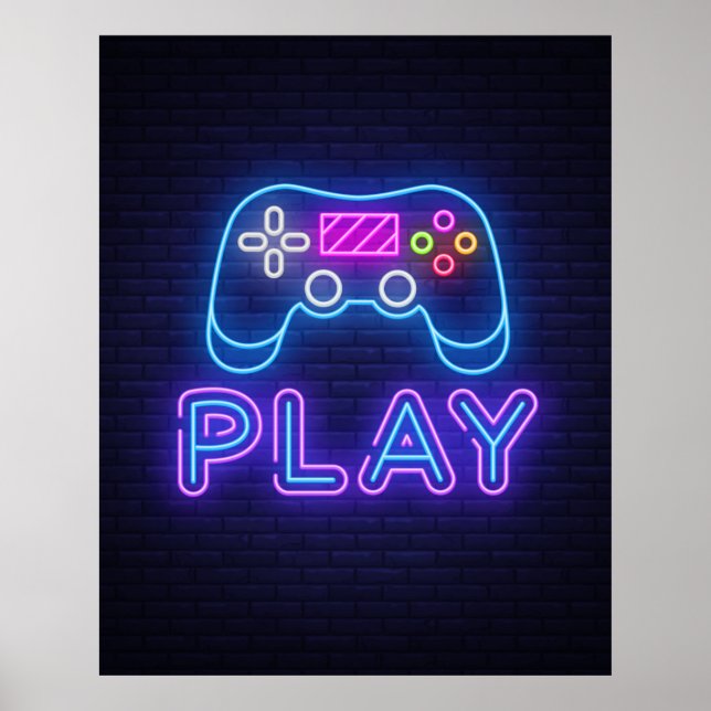 Affiche Joueur de jeu  (Devant)
