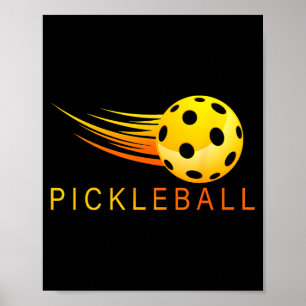 Affiche Joueur de pickleball pickleball amateur de paddleb