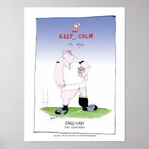 Affiche joueur de rugby d'angleterre, tony fernandes