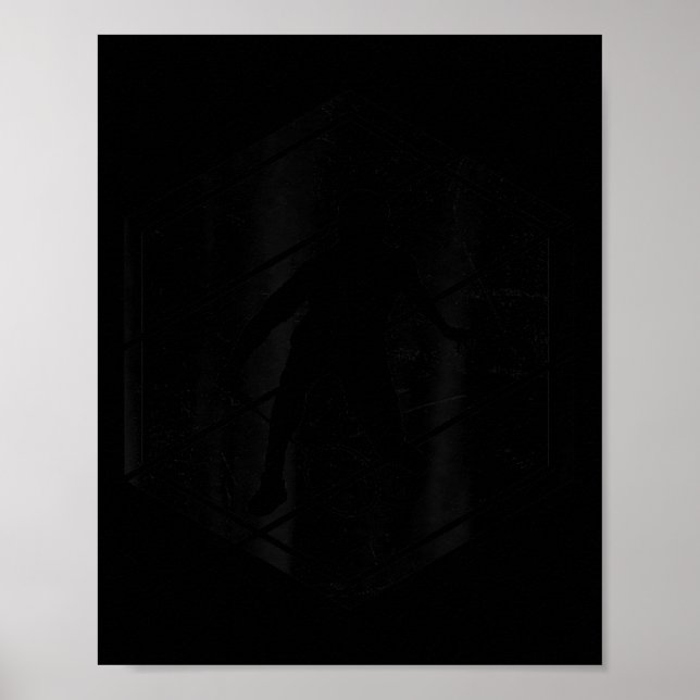 Affiche Joueur de squash badminton hommes femmes Volant  (Devant)