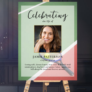 Affiche Joueur de tennis, Célébration de la vie Photo Funé