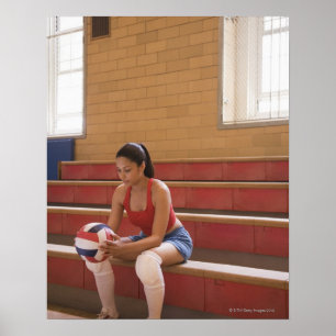 Affiche Joueur de volley-ball