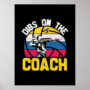 Affiche Joueur de volley-ball Dibs Sur L'Entraîneur