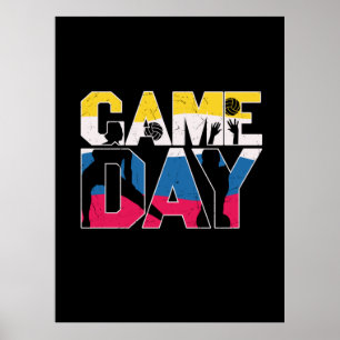 Affiche Joueur de volley-ball Volley-ball Jour Jeu