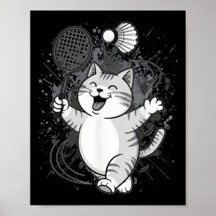 Affiche Joueur du Cute Kitty Badminton