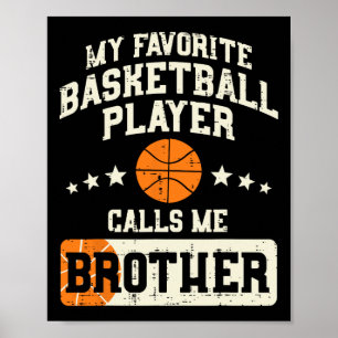 Affiche Joueur favori Bysketbyll Brother Famille Byller B