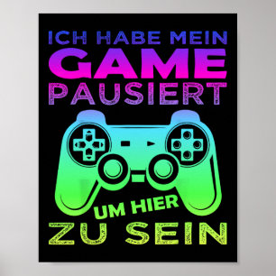Affiche Joueur Joueur Joueur Jeux Console Pc - J'ai Mon