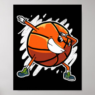 Affiche Joueur sportif Dabbing Basket Ball Dab