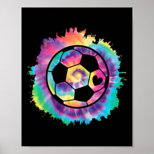Affiche Joueuse de football mignonne Amoureuse de football