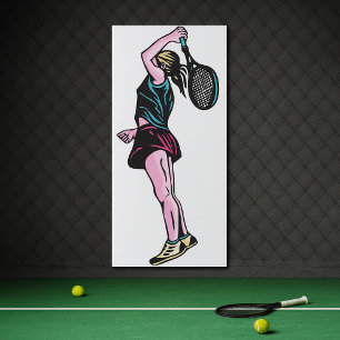 Affiche Joueuse de tennis