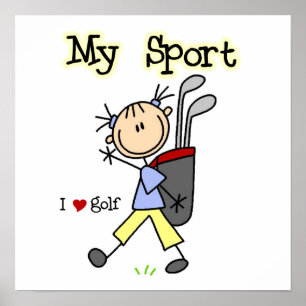Affiche Jouez au golf mon sport