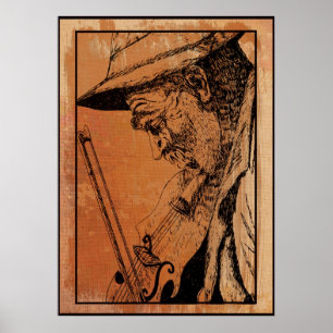 Affiche jouez-moi du violon un air