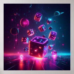 Affiche Jouons aux dés !