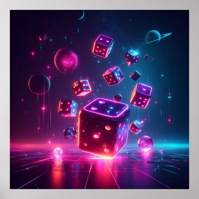 Affiche Jouons aux dés ! (Devant)