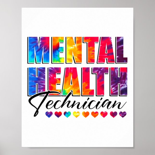 Affiche Jour d'appréciation des techniciennes en santé Tie (Devant)