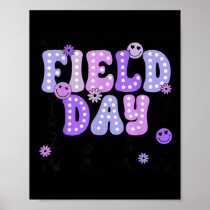 Affiche Jour de campagne Purple Team Color Field Trier Tea
