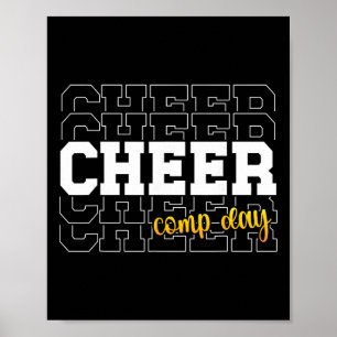 Affiche Jour de comp de cheer Jour de compétition de cheer