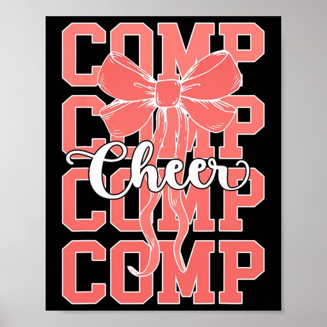 Affiche Jour de comp de cheerleader Jour de compétition de (Devant)