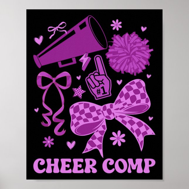 Affiche Jour de comp de cheerleader Jour de compétition de (Devant)