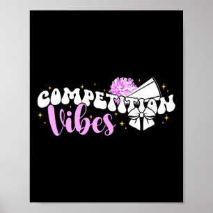 Affiche Jour de compétition de cheer ambiance journée de c