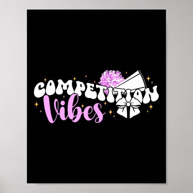 Affiche Jour de compétition de cheer ambiance journée de c (Devant)