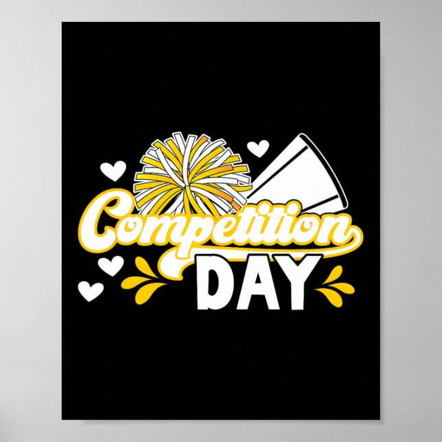 Affiche Jour de compétition de cheer Jour de compétition d (Devant)