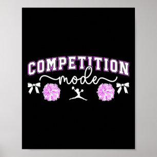 Affiche Jour de compétition de cheer Mode jour de compétit