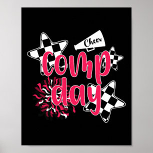 Affiche Jour de compétition de cheerleading Jour de compét