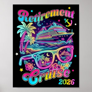 Affiche Jour de départ en croisière pour la retraite 2026
