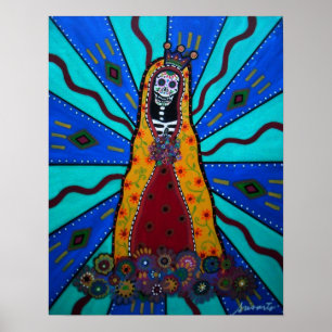 AFFICHE JOUR DE GUADALUPE DE VIERGE DE L'AFFICHE MORTE