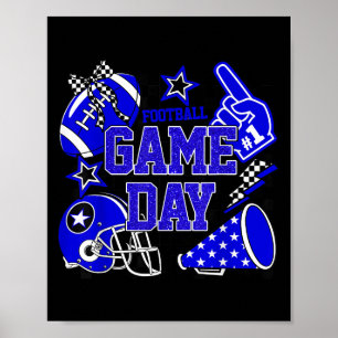 Affiche Jour de jeu Football Touchdown Saison Girls Team S