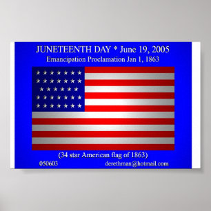 Affiche Jour de Juneteenth (copie)