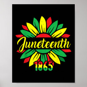 Affiche Jour de la liberté juin Afro-Américain Juneteenth