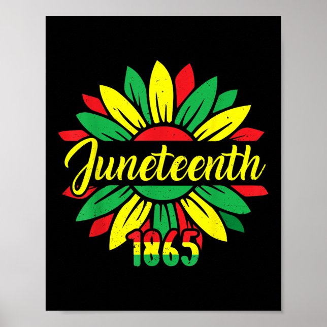 Affiche Jour de la liberté juin Afro-Américain Juneteenth  (Devant)