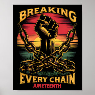 Affiche Jour de la Liberté Noire, 19° Jeudi, brisant chaqu