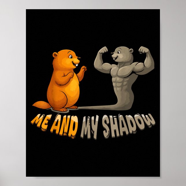 Affiche Jour de la marmotte drôle  (Devant)