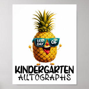 Affiche Jour De La Maternelle Autographe Graduation Garçon