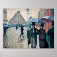 Jour de la pluie dans Paris Street | Gustave Caill