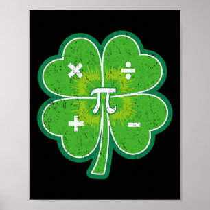 Affiche Jour de la Saint Patrick du jour Saint Pattys Pi L