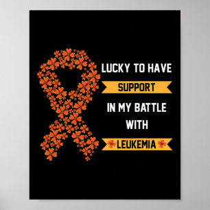 Affiche Jour de la Saint Patrick quatre feuilles Clover Or
