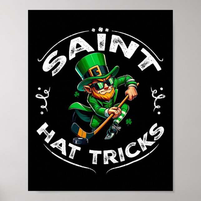 Affiche Jour de la Saint-Patrick Saint Coup du Chapeau Drô (Devant)