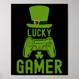 Affiche Jour de la Saint Patrick Tee Shamrock St Patrick L