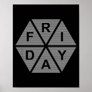 Affiche Jour de la semaine vendredi