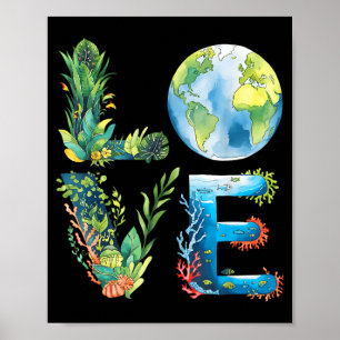 Affiche Jour de la terre mondiale 2026 environnemental ani
