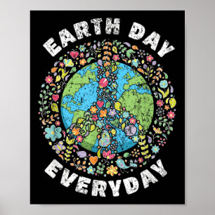 Affiche Jour de la Terre tous les jours Jour de la Terre