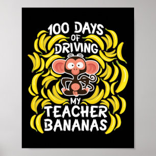 Affiche Jour De L'École 100 Jours De Conduite Mon Enseigna