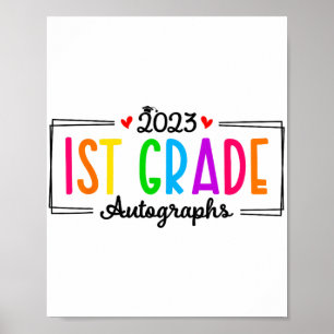 Affiche Jour De L'École 2023 Autographe 1ère Année